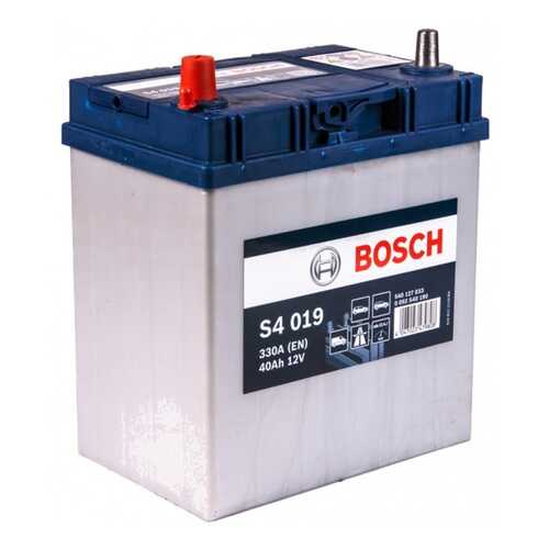 BOSCH 0092S40190 АКБ S4 019 СИЛВЕР 12V 40AH 330A 187X127X227