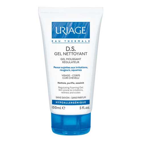 Гель очищающий Uriage D.S. Gel Nettoyant пенящийся себорегулирующий, 150 мл