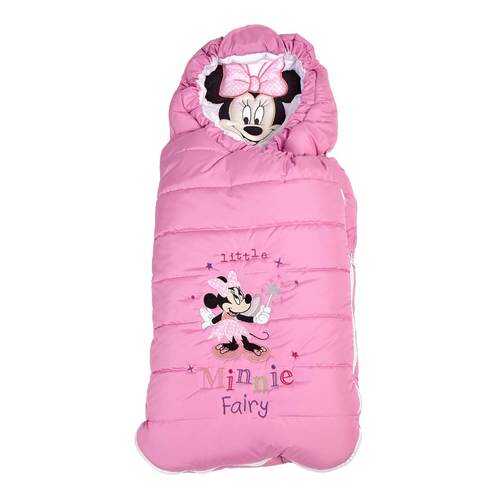 Конверт утепленный Polini kids Disney baby Минни Маус Фея, розовый