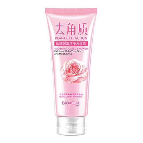 Пилинг для лица BioAqua Plant Extraction You Intoxicated Shower Exfoliator Rose 120 мл