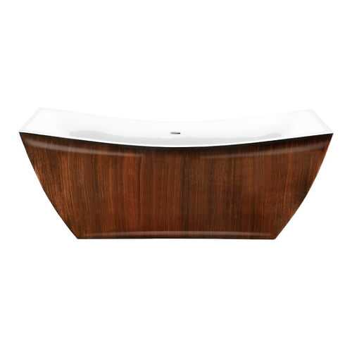 Акриловая ванна Lagard ISSA Brown Wood 178х75 см