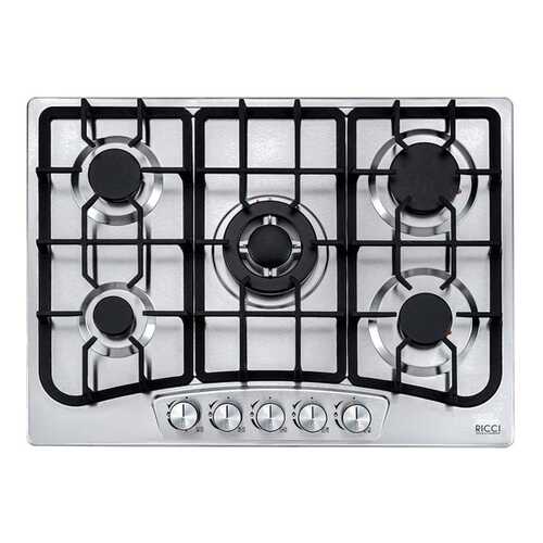 Встраиваемая газовая панель RICCI HBS5711 Silver