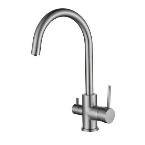 Смеситель для кухни Kaiser Merkur 26744-5 с подключением к фильтру Silver