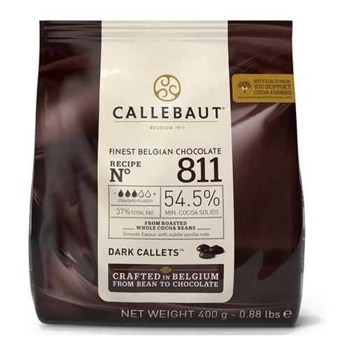 Шоколад Callebaut темный 0.4 кг