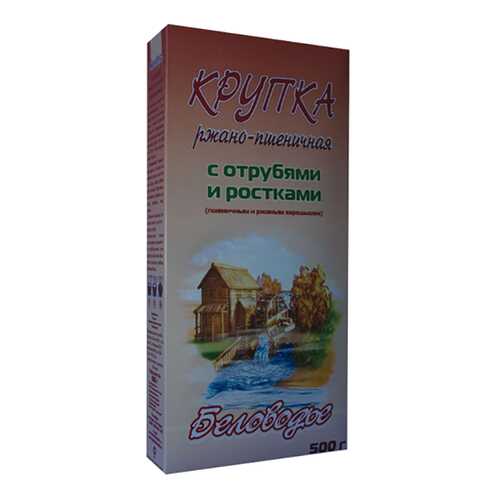 Крупка Беловодье ржано-пшеничная с отрубями и ростками