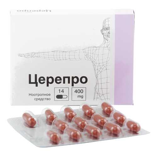 Церепро капсулы 400 мг 14 шт.