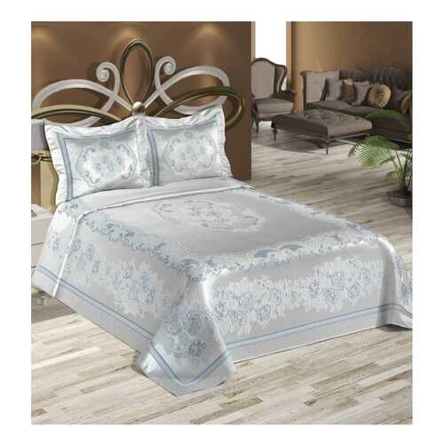 Покрывало DO'n'CO Roses 260x260 Голубой;Серебристое