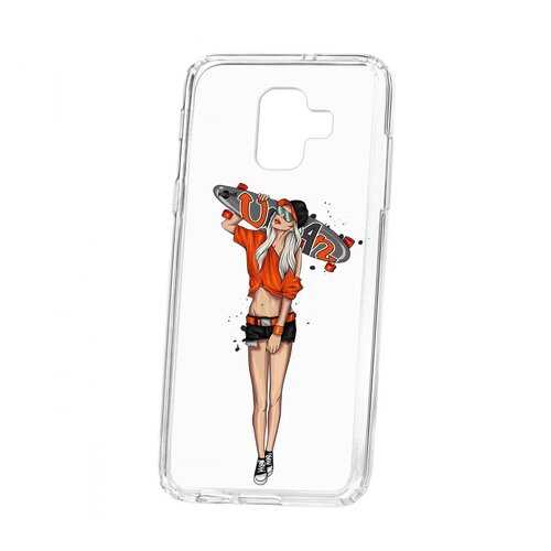 Чехол Kruche Samsung Galaxy A6 (2018) A600f Print Лонгборд