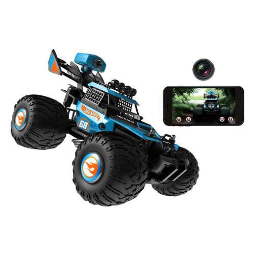 Радиоуправляемая машинка 1 TOY Hot Wheels Багги wifi 1:28 со светом синяя