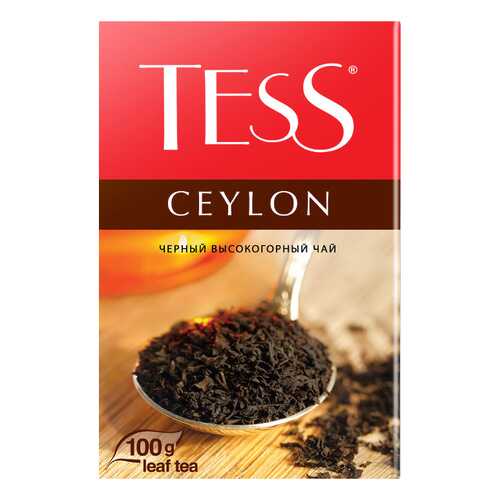 Чай черный листовой Tess Ceylon 100 г