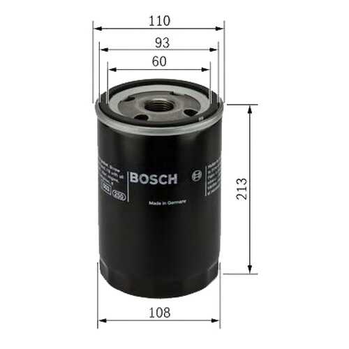 Фильтр масляный двигателя Bosch F026407049