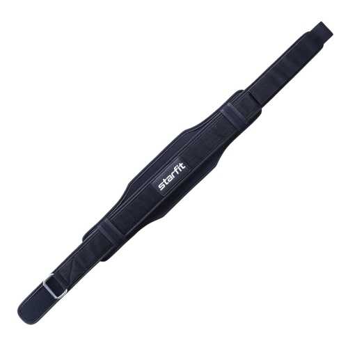 Starfit Пояс для фитнеса SU-310, универсальный, текстиль, черный - L