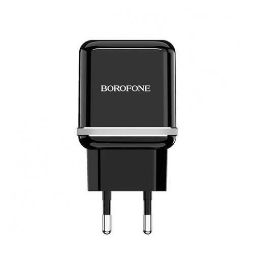 Сетевое зарядное устройство Borofone BA25A 2USB 2.4A Black