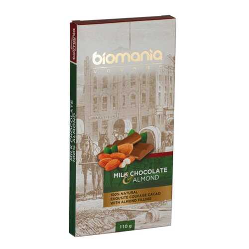 Молочный шоколад с урбечом из миндаля Биопродукты 110 г