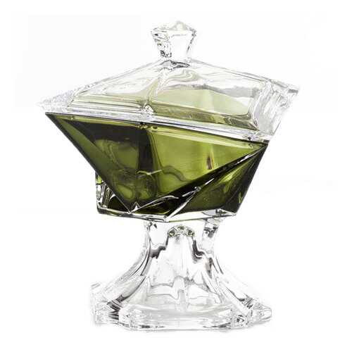 Конфетница с крышкой Crystalite Bohemia Оригами 16см