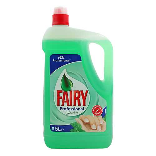 Средство для мытья посуды Fairy professional sensitive нежные руки зеленый чай 5 л