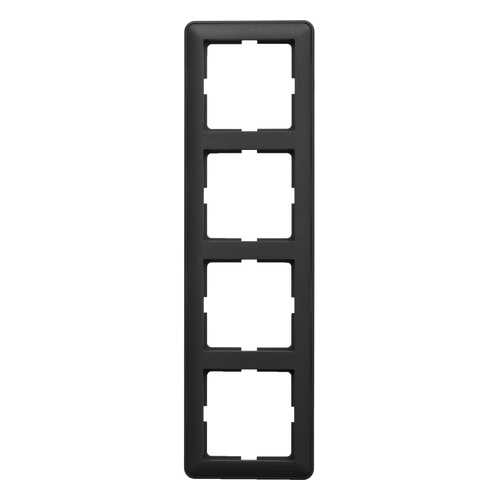 Рамка Schneider Electric Wessen 59 4-ая Черный бархат