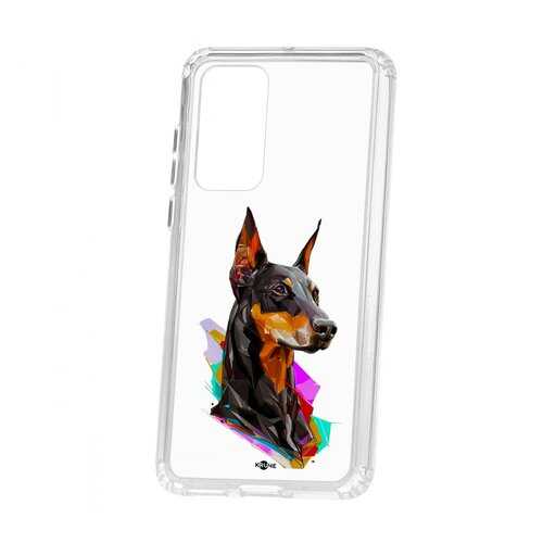 Чехол Huawei P40 Kruche Print Доберман