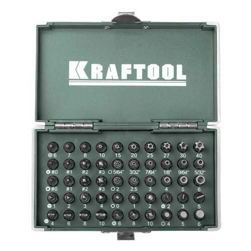 Набор бит для дрелей, шуруповертов Kraftool 26065-H50
