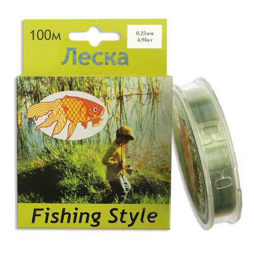 Леска монофильная Fishing Style RL2914 0,25 мм, 100 м, 4,94 кг