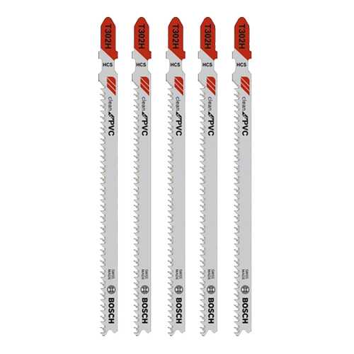 Набор пилок для лобзика Bosch T302H CleanPVC 2608667448