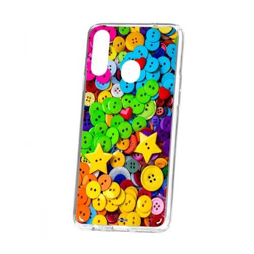 Чехол Samsung Galaxy A20S Kruche Print Пуговки