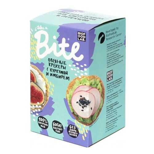 Крекеры овсяные Take a Bitey с куркумой и имбирем 200 г