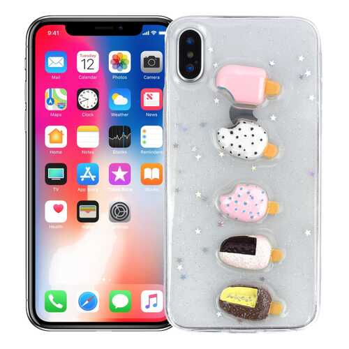 Чехол KAWAI для iPhone X/XS Kawaii ice-cream