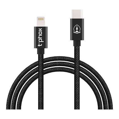 Кабель T-Phox FastCharge Type-C to Lightning (18W) (Black)