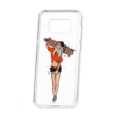 Чехол Kruche Samsung Galaxy S8 Plus Print Лонгборд
