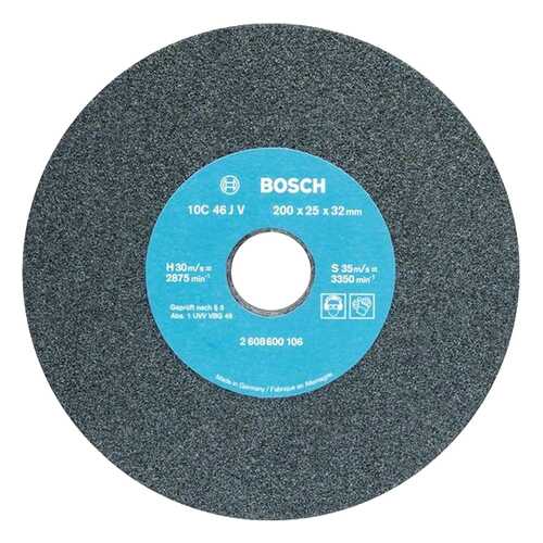 Круг шлифовальный Bosch SiC 200Х25Х32 MM Д/GSM200 2608600106