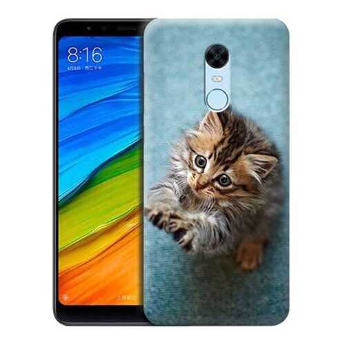 Чехол RE:PA для Xiaomi Redmi 5 Plus с принтом Котёнок на голубом