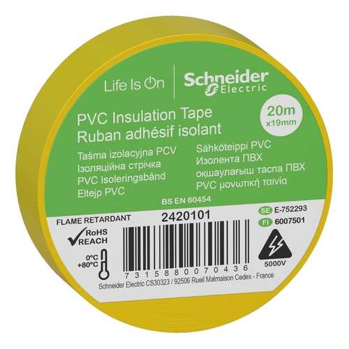 Изолента Schneider Electric SE 2420101