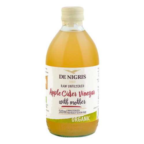 Уксус De Nigris Organic яблочный нефильтрованный 500 мл