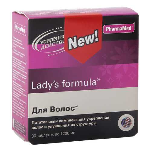 Lady's formula PharmaMed для волос таблетки 30 шт.
