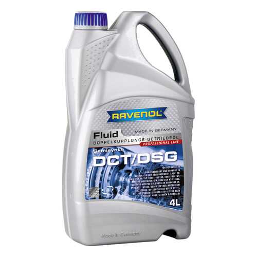 Трансмиссионное масло RAVENOL DCT/DSG Getriebe Fluid 4л 1212106-004-01-999