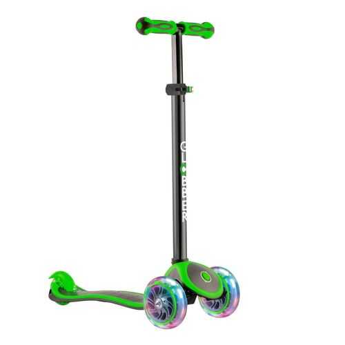 Самокат трехколесный Y-SCOO Globber Primo Plus Titanium neon green