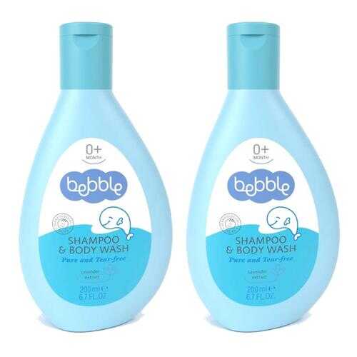 Шампунь для волос и тела Bebble Shampoo & Body Wash, 2x200 мл