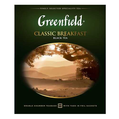 Чай черный Greenfield Classic Breakfast 100 пакетиков