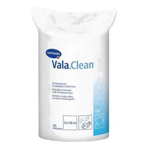 Одноразовые полотенца в рулоне, 22х30 см Vala Clean Roll
