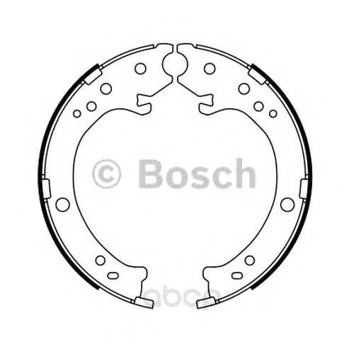Тормозные колодки дисковые Bosch 0986487765