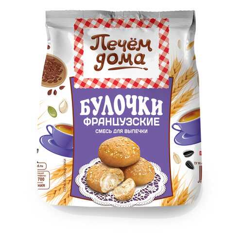 Смесь для выпечки Печем Дома булочки французские 300 г