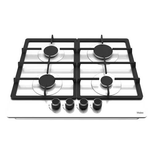 Встраиваемая варочная панель газовая Haier HHX-G64CNW White