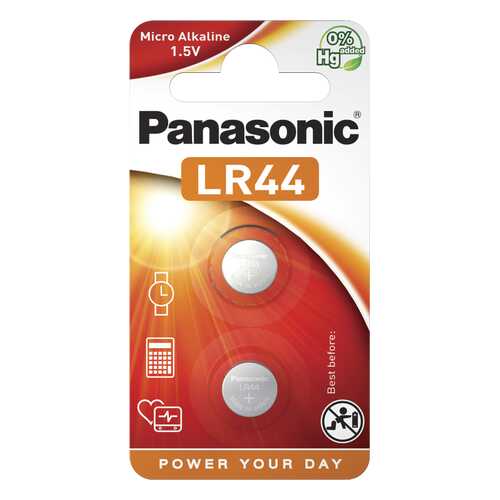 Батарейка Panasonic LR44EL/2B
