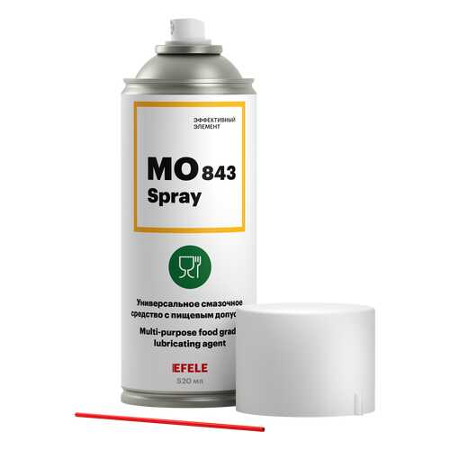 Универсальное масло с пищевым допуском EFELE MO-843 SPRAY (520 мл)