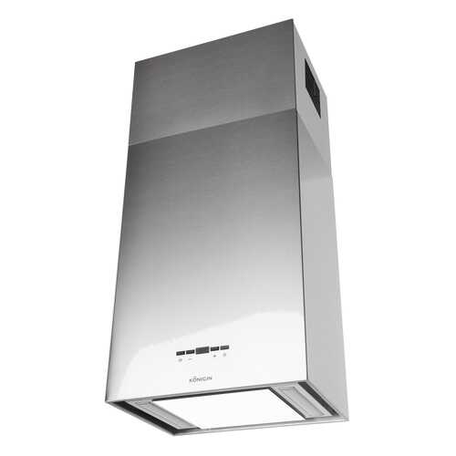 Вытяжка островная Konigin Geometry Inox/White Glass