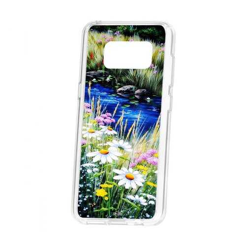 Чехол Kruche Samsung Galaxy S8 Print Ромашки у ручья