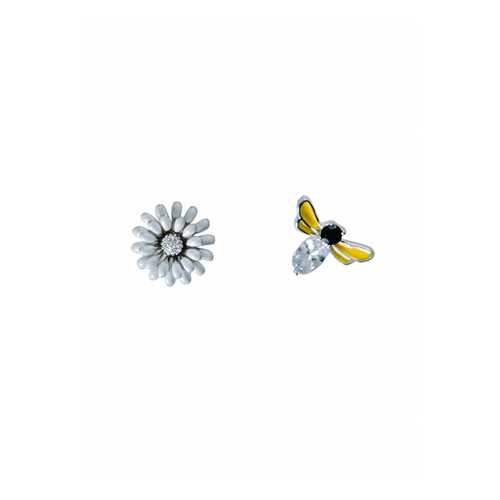 Серьги Corona style B005E1118188K032-SILVER