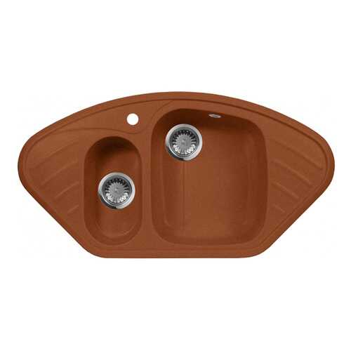 Мойка для кухни гранитная AquaGranitEx m-14 терракотовый