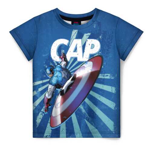 Детская футболка 3D Captain America размер 104